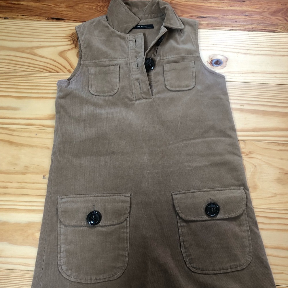 Corduroy dress - sleeveless